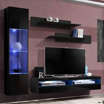 Orren Ellis Levasseur Floating Entertainment Center For Tvs Up To 70 Wayfair