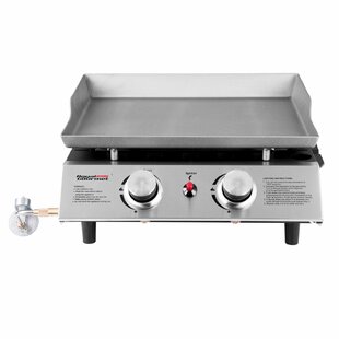 View Portable Propane Griddle Grill with Double Burner