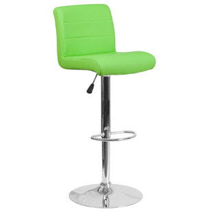 Go to store & view more images Wade Logan Deshong Adjustable Height Swivel Bar Stool