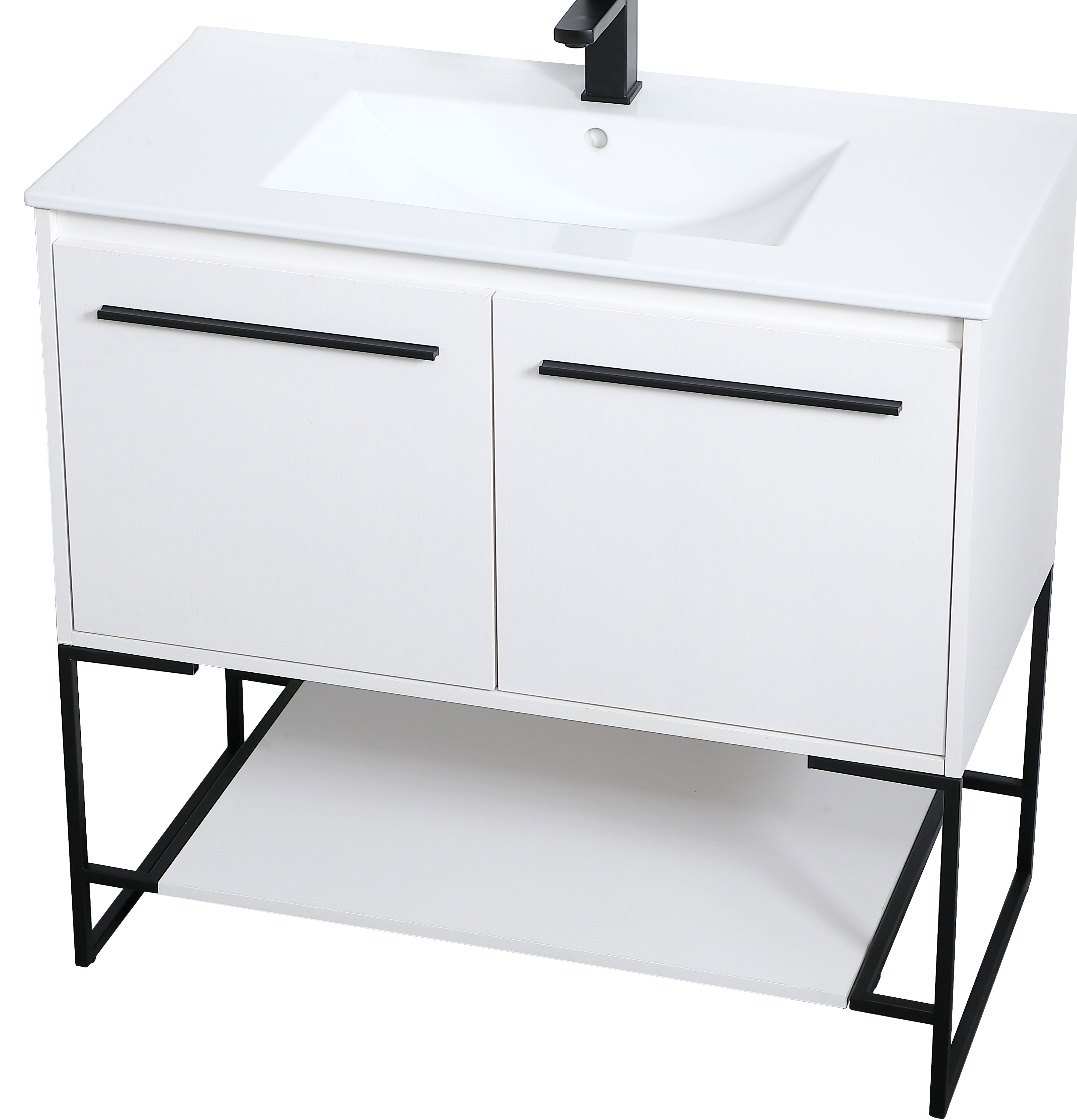 Wrought Studio Aminata 36 Single Bathroom Vanity Set Reviews Wayfair