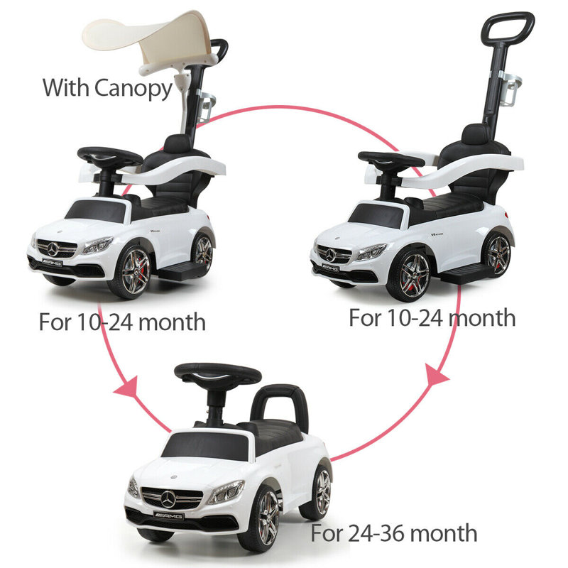 benz push car