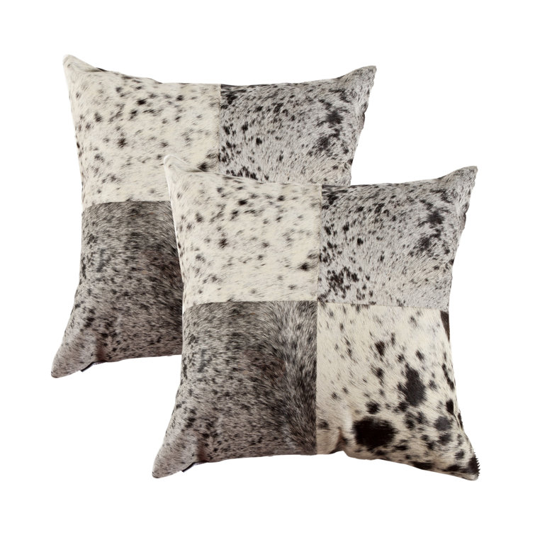 wayfair leather pillows