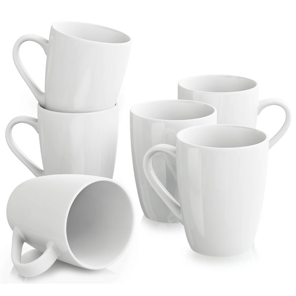 Set Of 6 Glass Tea Coffee Cups Mugs Design Wall Drinking Drink Cup Milk Tea New 