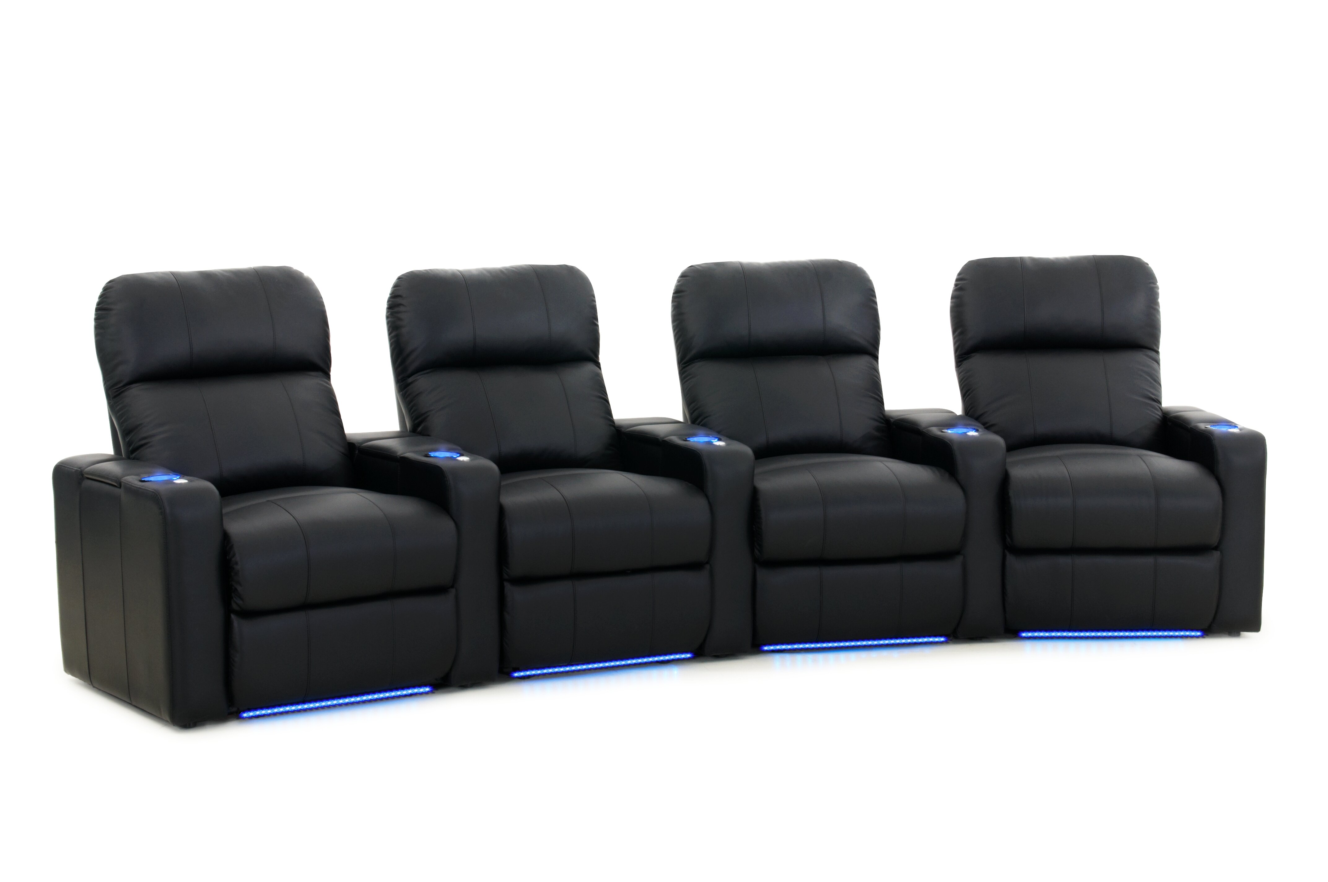 OctaneSeating Turbo Flex Curved HR Series Home Theater Row Seating (Row ...