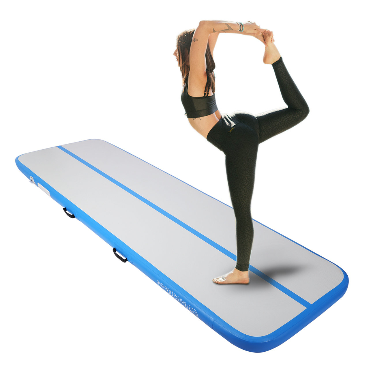 10FT Airtrack Inflatable Air Track Floor Home Gymnastics Tumbling Mat GYM w//Pump
