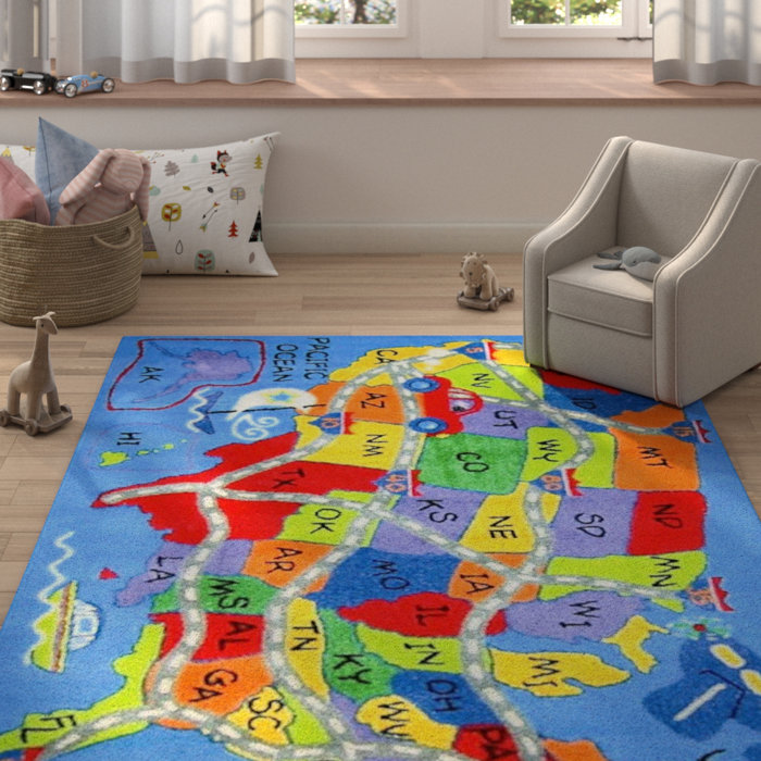 Rugs Kids Play Floor Mats Play Area Bedroom Carpets Educational