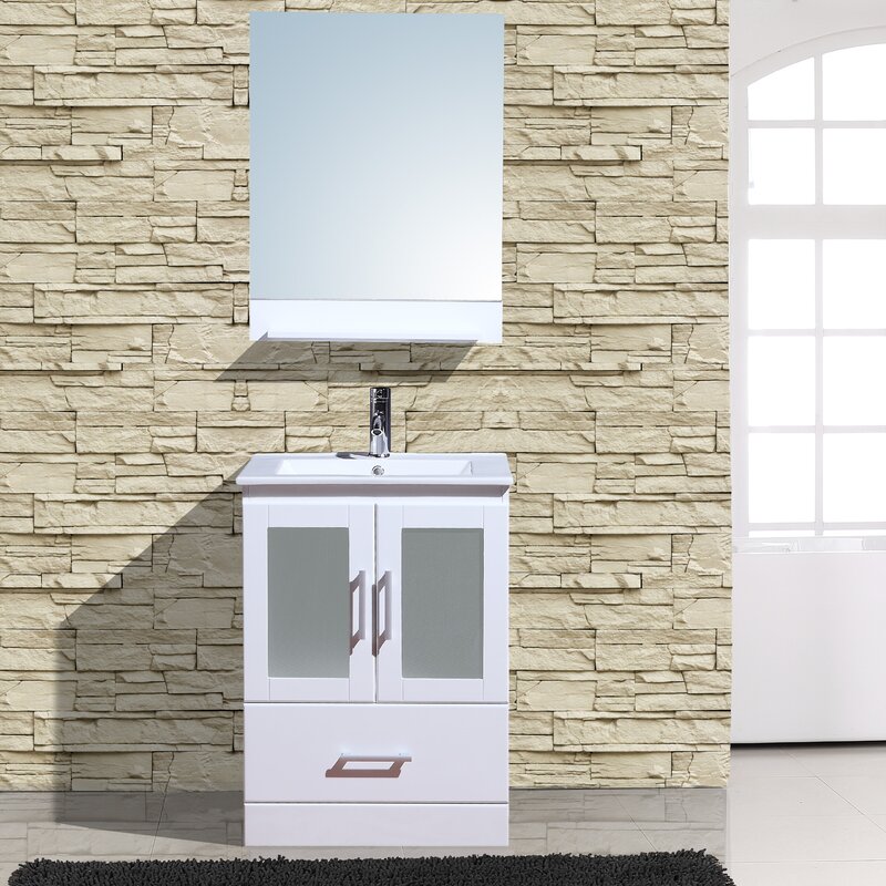 Alva 24 Single Bathroom Vanity With Mir Buy Online In Brunei At Desertcart - vanity roblox