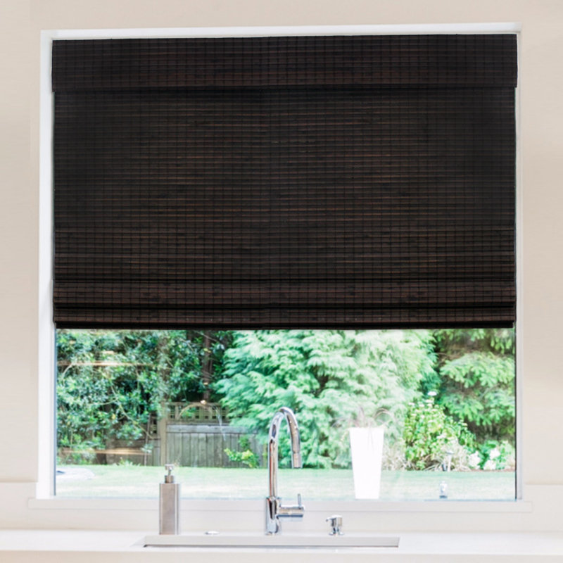 Bayou Breeze Cordless Flatweave Semi Sheer Roman Shade Reviews Wayfair