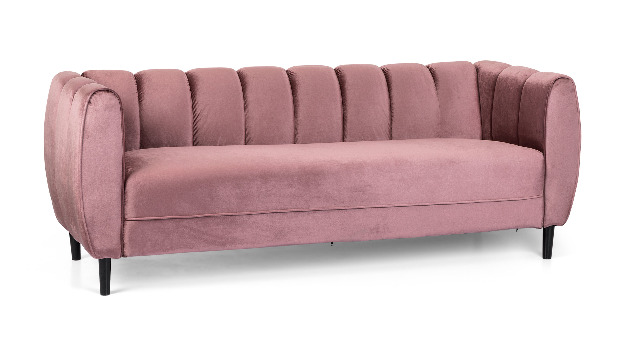 83.25” Velvet Flared Arm Sofa