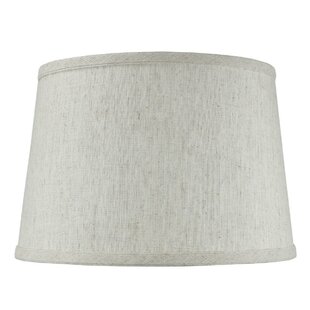 Uno Fitter Off White Fabric Lampshade 9"x10"x7.5" for Small Lamp 