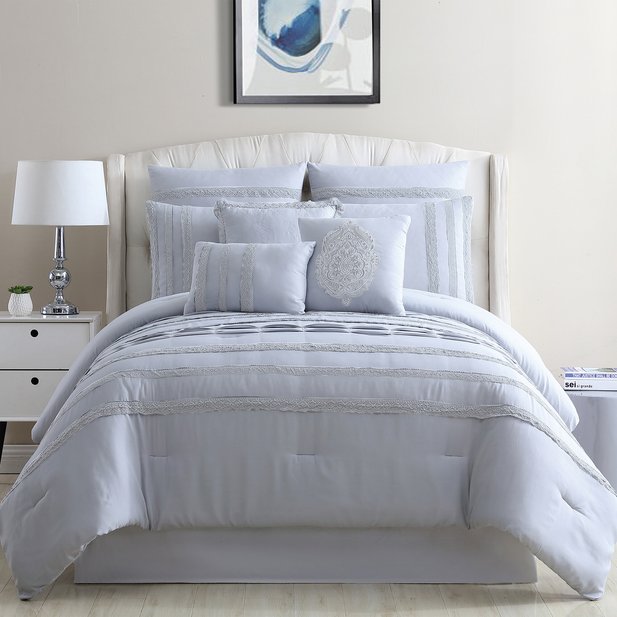modern comforter sets full