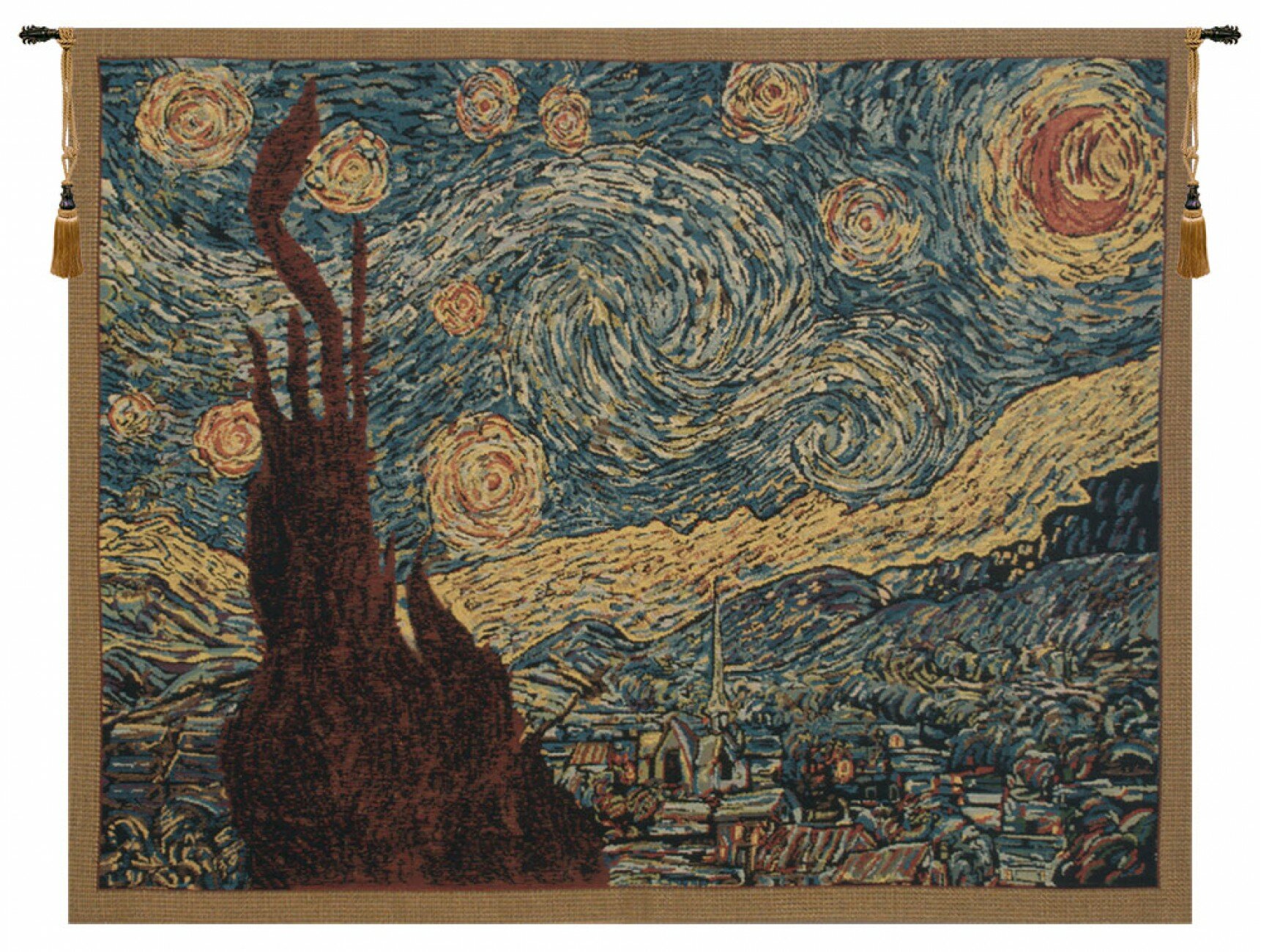 Fleur De Lis Living Van Gogh S Starry Night Wall Hanging Wayfair