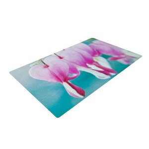 Iris Lehnhardt Dicentra Teal/Pink Area Rug