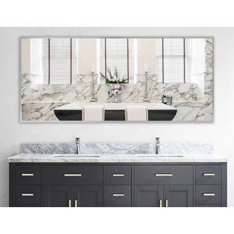 Darby Home Co Abingdon U S Metal Framed Beveled Vanity Mirror Wayfair