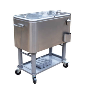 trinity 100 qt stainless steel cooler