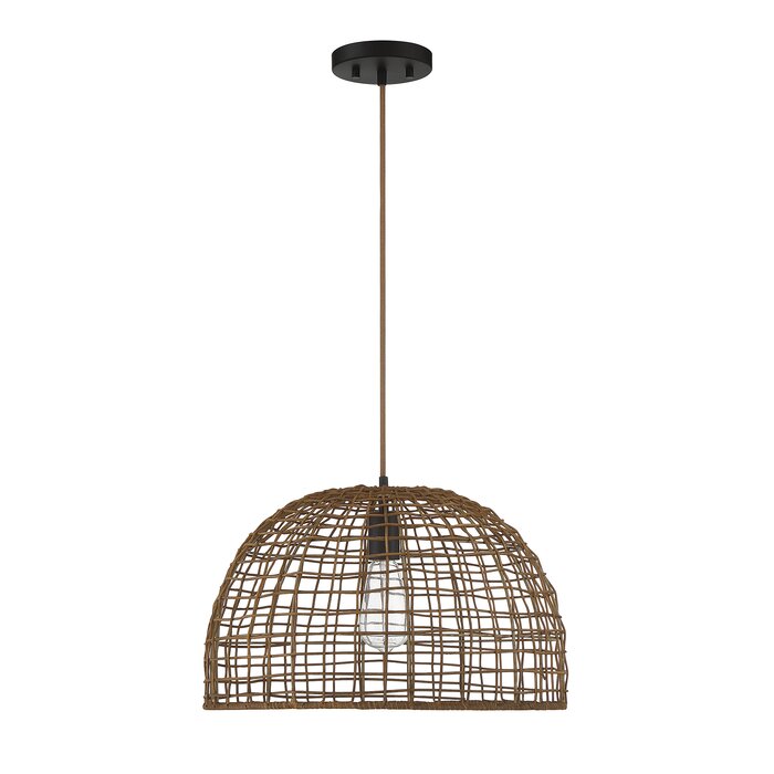 Sand & Stable Stevie 1 - Light Single Dome Pendant & Reviews | Wayfair