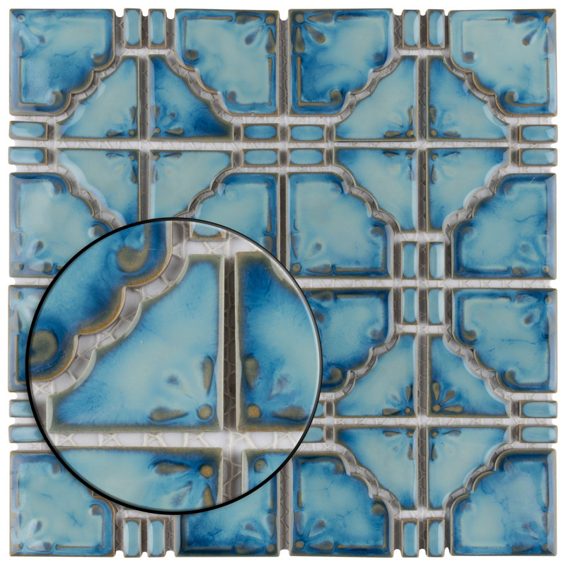 Elitetile Moonlight 3 X 3 Porcelain Mosaic Wall Floor Tile Reviews Wayfair
