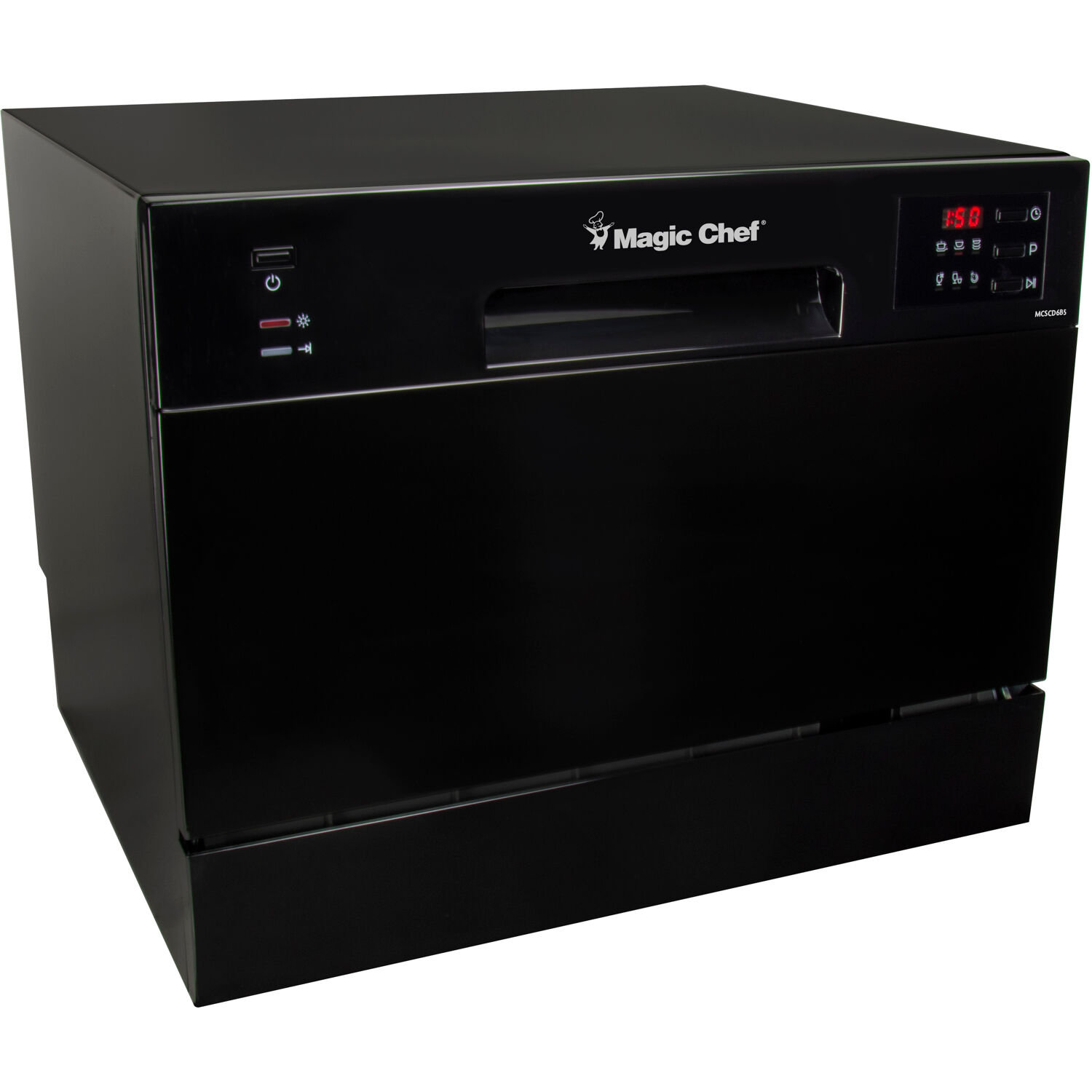 Magic Chef 24" 52 Decibel dBA Countertop Dishwasher with Stainless