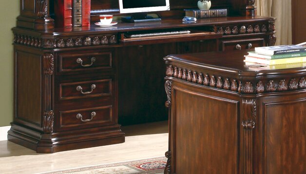 Astoria Grand Farrish Credenza Desk Reviews Wayfair