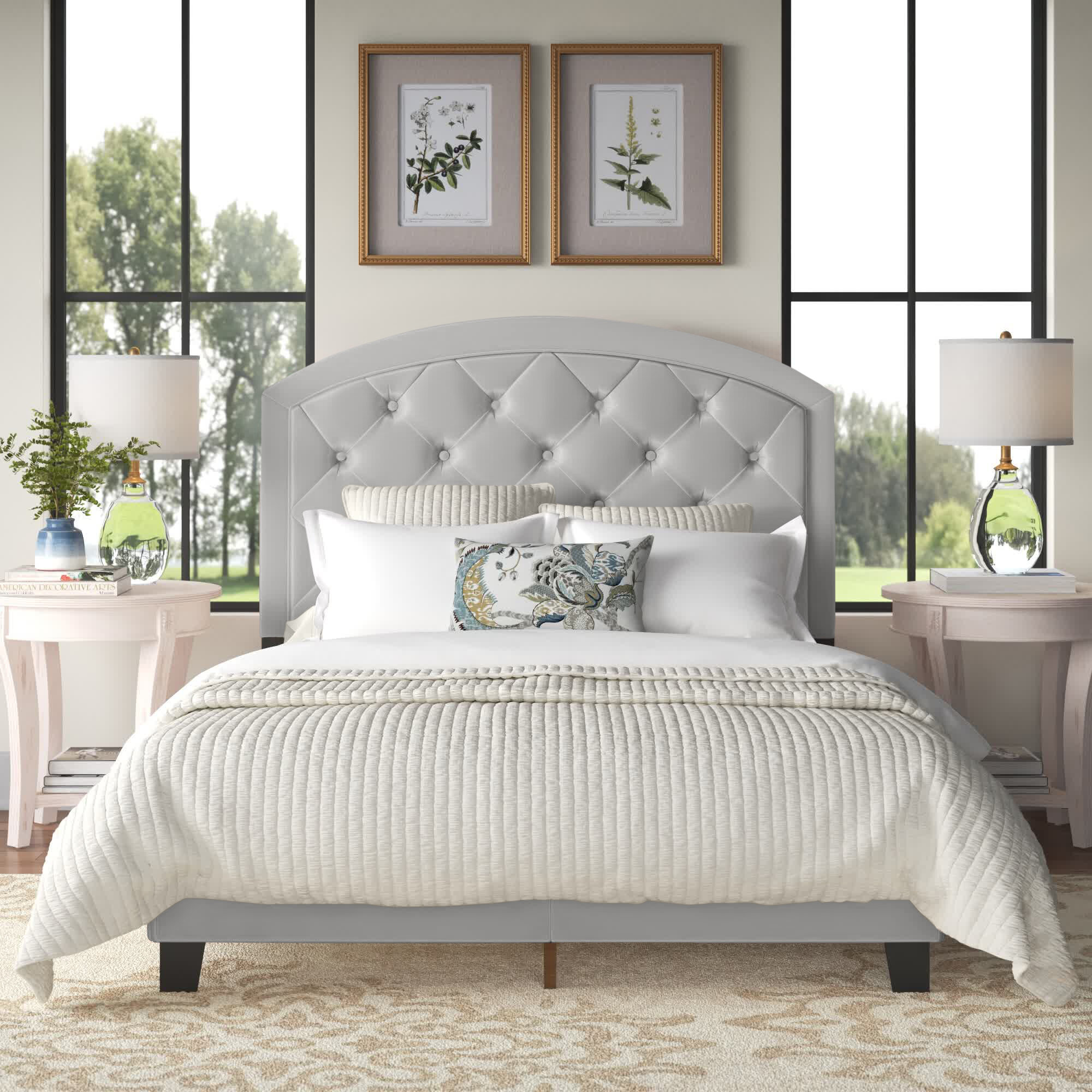 House of Hampton® Manhasset Upholstered Bed & Reviews | Wayfair