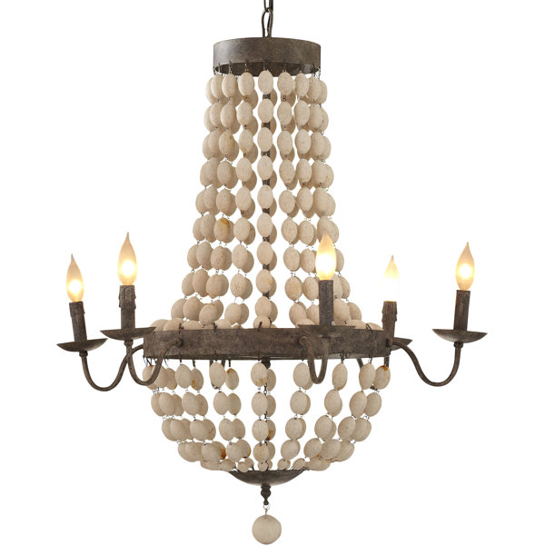 Birch Lane Addington 6 Light Candle Style Chandelier Addington 6 Light Candle Style Chandelier