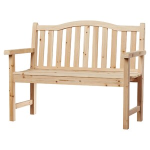 Buffalo Peak Wood Garden Bench