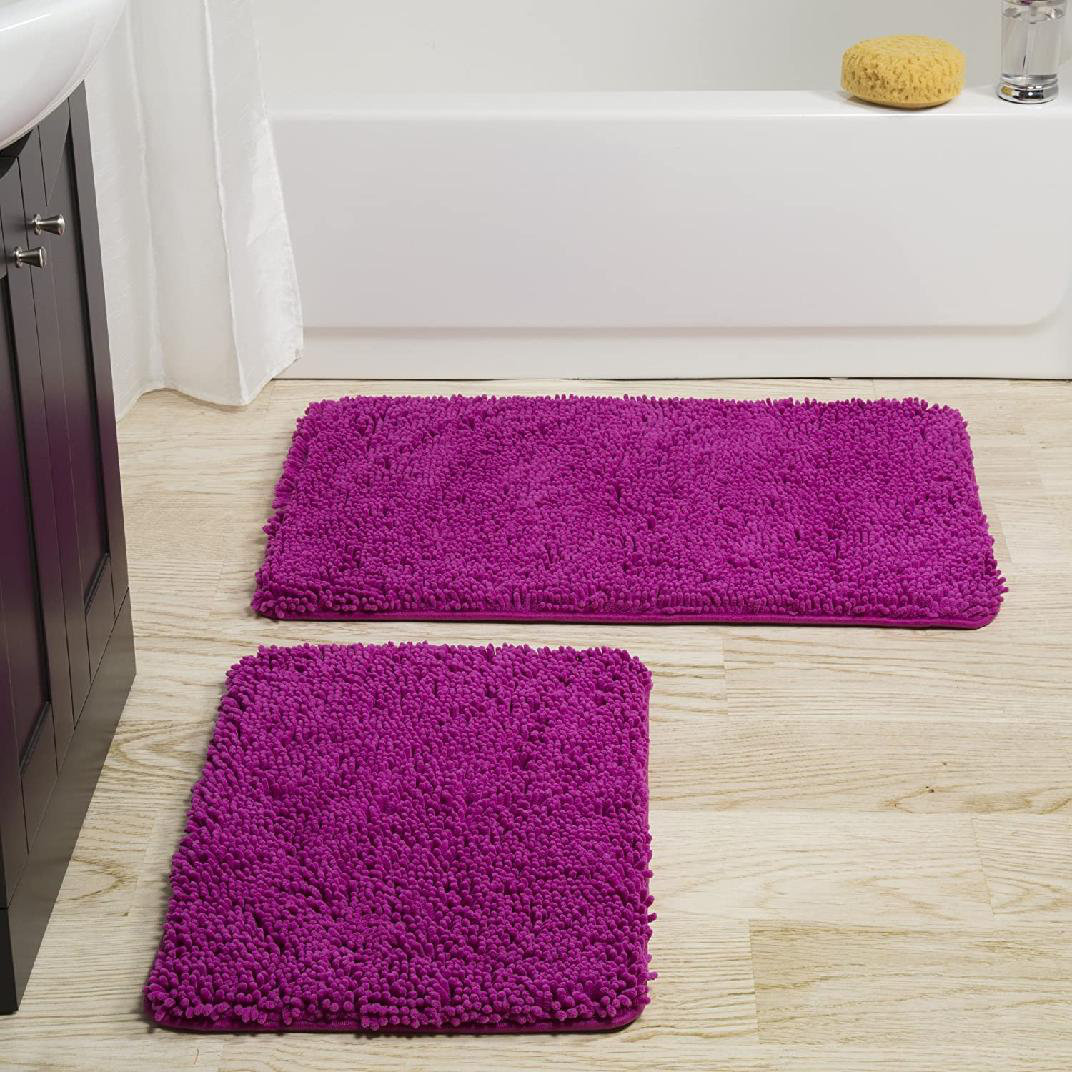 prettygero Shag Bath Mat Wayfair