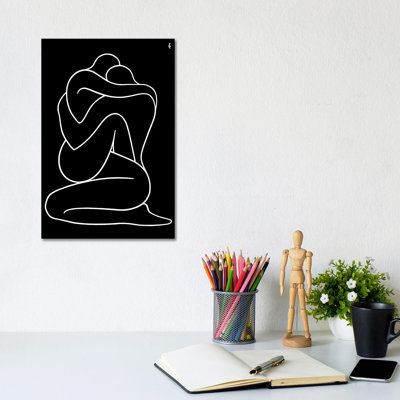 Lovers by Lia Chechelashvili - Wrapped Canvas Print
