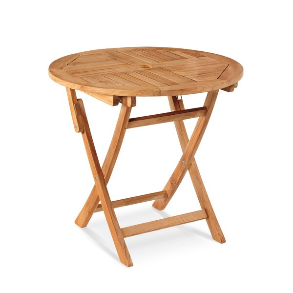 HiTeak Furniture Solid Wood Bistro Table | Wayfair