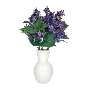 Artificial Lilac in Ceramic Vase