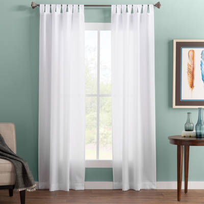 Designart Landscape Morning Forest Panoramic View Semi Sheer Thermal Rod Pocket Curtain Panels Wayfair