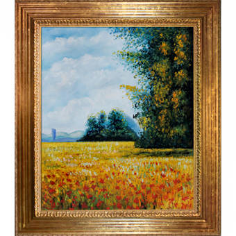 Tori Home Monet Champ D Avoine Oat Fields By Claude Monet Oil Painting Print On Canvas Wayfair
