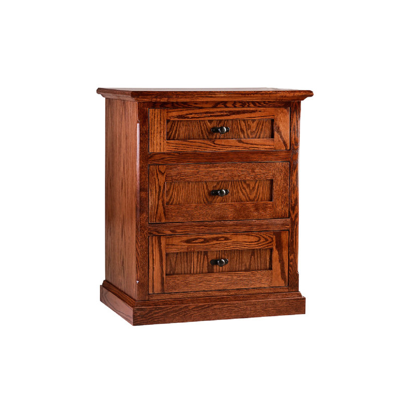 Loon Peak Chassidy 3 Drawer Nightstand Reviews Wayfair