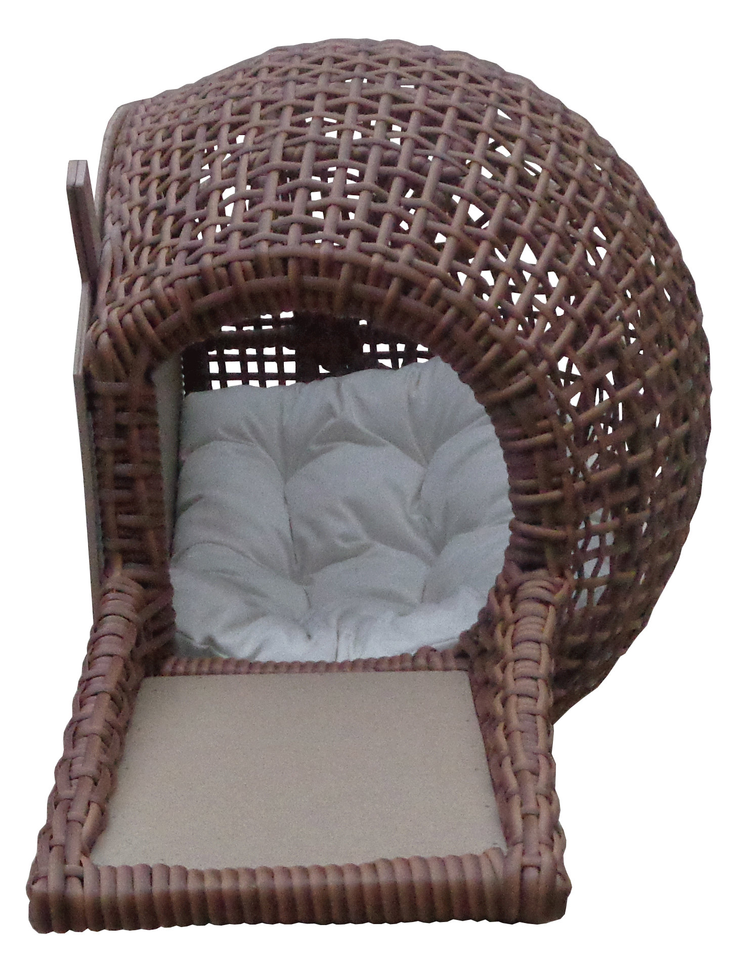 whisker city wicker cat dome