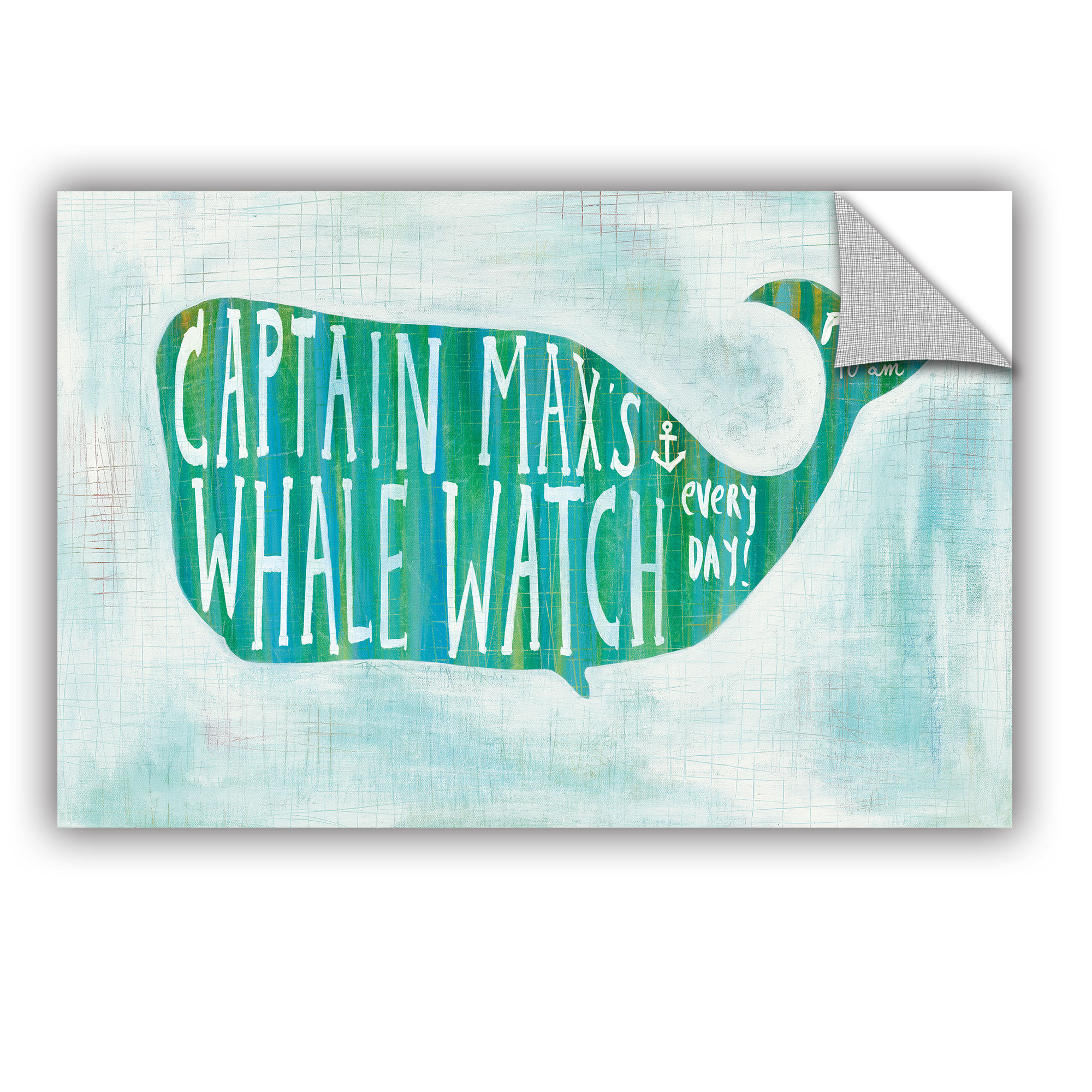 Artwall Melissa Averinos Ahoy I With Words Removable Wall Decal Wayfair