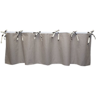 Baby Nursery Valances Wayfair Kaylan Houndstooth Nursery 55 Window Valance
