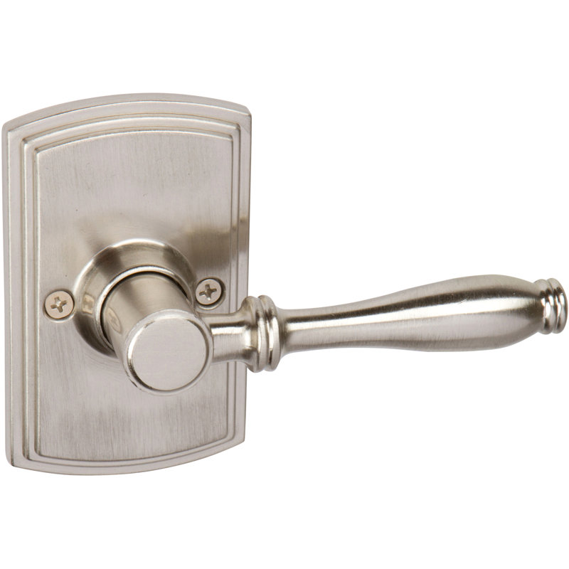 Delaney Hardware Sorado Single Dummy Door Lever With Rectangular Rosette Reviews Wayfair