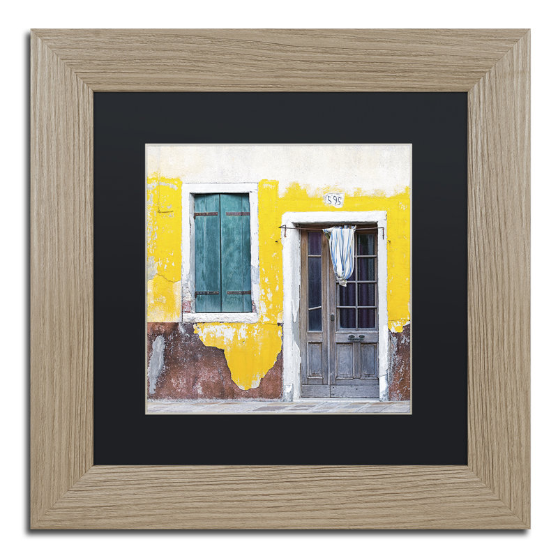 Trademark Art Yellow Chip By Michael Blanchette Framed Photographic Print Wayfair