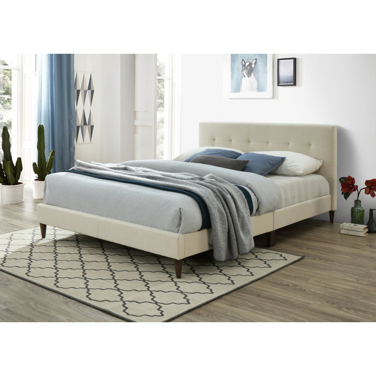 August Grove Meryl Upholstered Platform Bed & Reviews Wayfair.co.uk