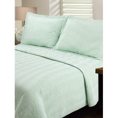 Beachcrest Home Vrysoules Reversible Quilt Set Size King Color