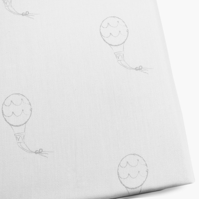 hot air balloon crib sheet