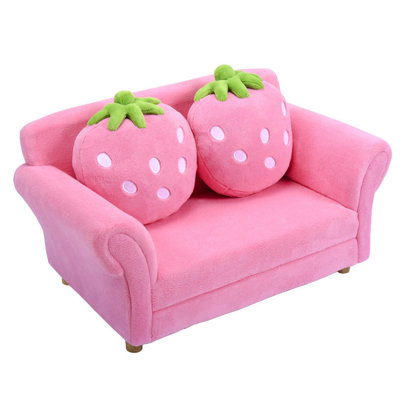pink kids sofa