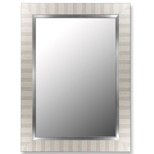 Parma Silver and Satin Nickel Wall Mirror