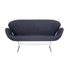Swan Loveseat by Fine Mod Imports