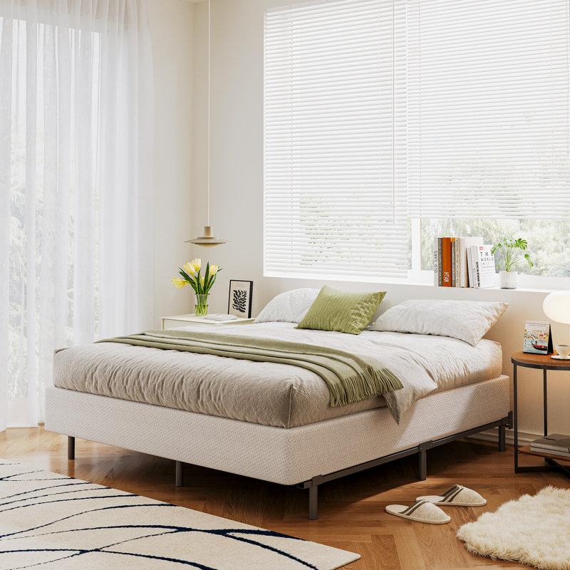 Nazarene 9 Inch Metal Box Spring, Easy Assembly Size: Queen
