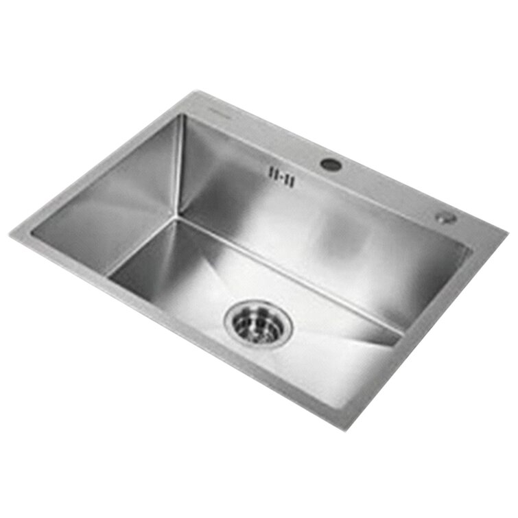 Sani Canada 20 X 17 Undermount Stainless Steel Kitchen Sink 16 Gauge Wayfair