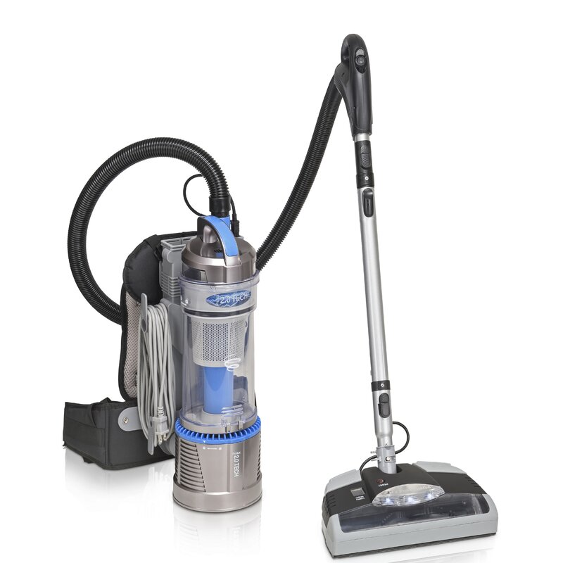 ProLux 2.0 Bagless Backpack Canister Vacuum with Electric Power Nozzle & Reviews | Wayfair