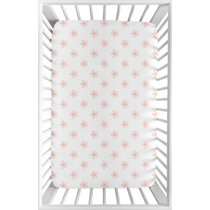 red fitted crib sheet