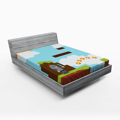 Video Games Fitted Sheet East Urban Home Size: Full