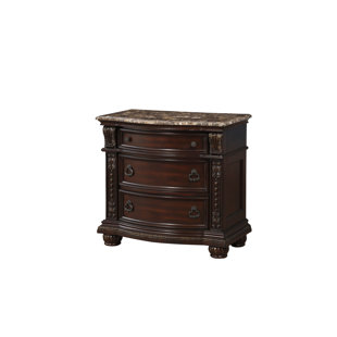 Go to store & view more images Caitlyn 3 Drawer Nightstand by Astoria Grand